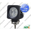 12W auto motorcycle accessory 12V led work lamp,water proof